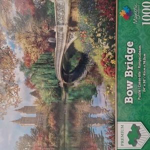 Majestic Puzzles Bow Bridge 1000 Pieces Premium NEW SEALED Made In The USA